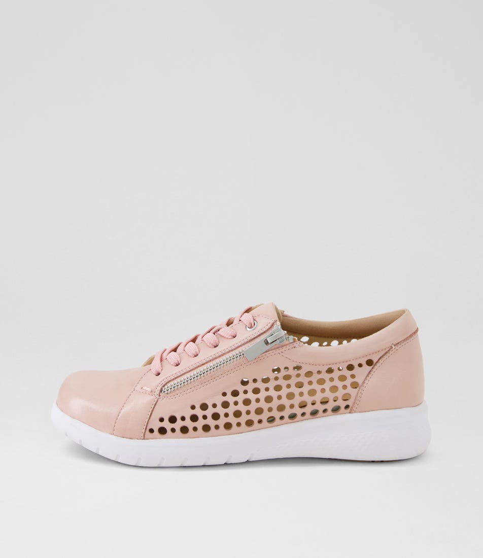 Shovo Xf Pretty Pink Leather Sneakers