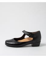 Qango Xw Black Leather Heels