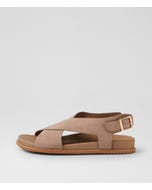 Hanako W Taupe Suede Sandals