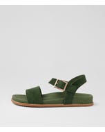 Hammil W Olive Suede Sandals