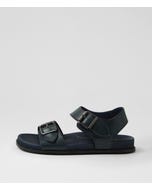 Hastice W Navy Leather Sandals