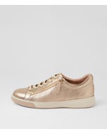 Aito Xf Champagne Leather Sneakers