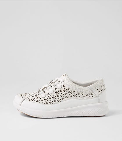 Sarmi Xf White Leather Sneakers