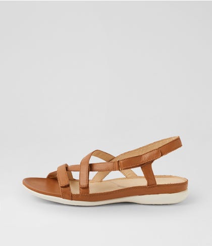 Brittoh W Dark Tan Leather Sandals