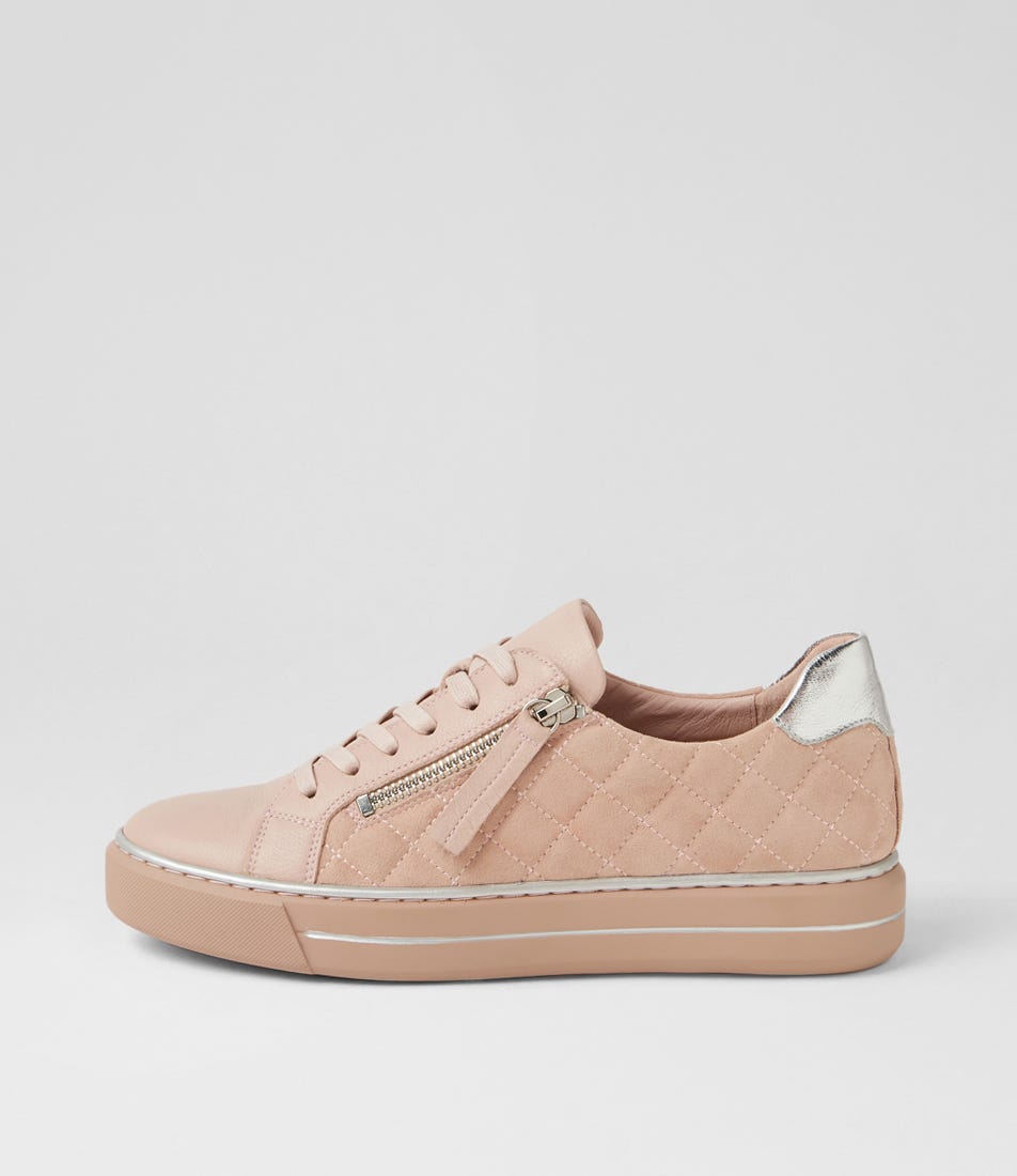 Kozie W Rose Leather Sneakers