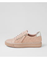 Kozie W Rose Leather Sneakers