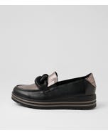 Vyrons Xf Black Pewter Leather Sneakers
