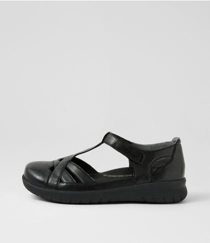 Sinsta Xf Black Leather Sneakers