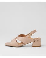 Carlen W New Nude Leather Sandals