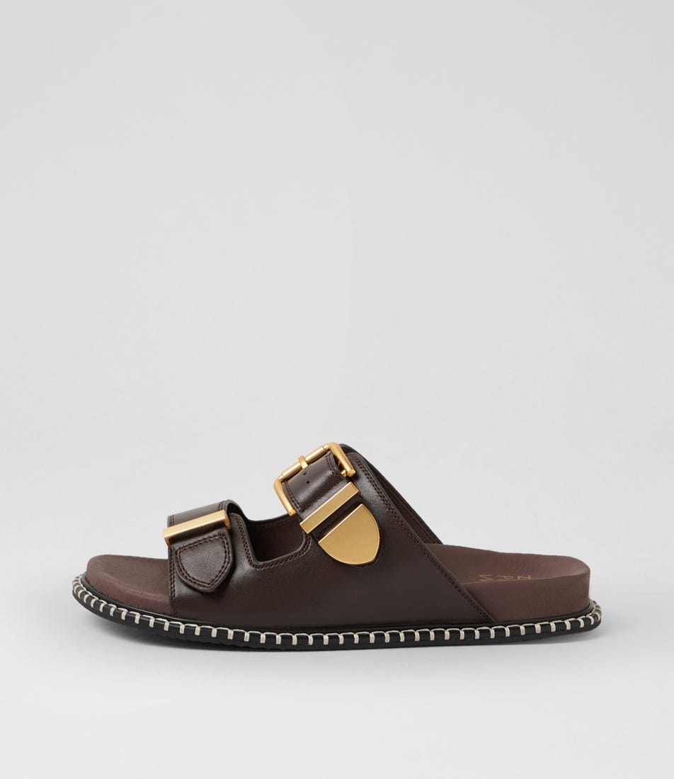 Iyami W Choc Leather Sandals