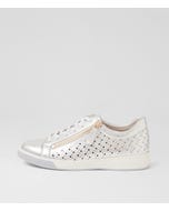 Aurie Xf Silver Leather Sneakers
