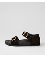 Hanka W Choc Suede Sandals