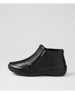 Jessel Xf Black Leather Ankle Boots