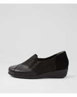 Swissh Xf Black Mix Flat Shoes