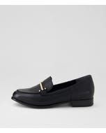 Tubbie Xf Black Leather Flat Shoes
