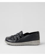 Salma Xw Ink Leather Flat Shoes