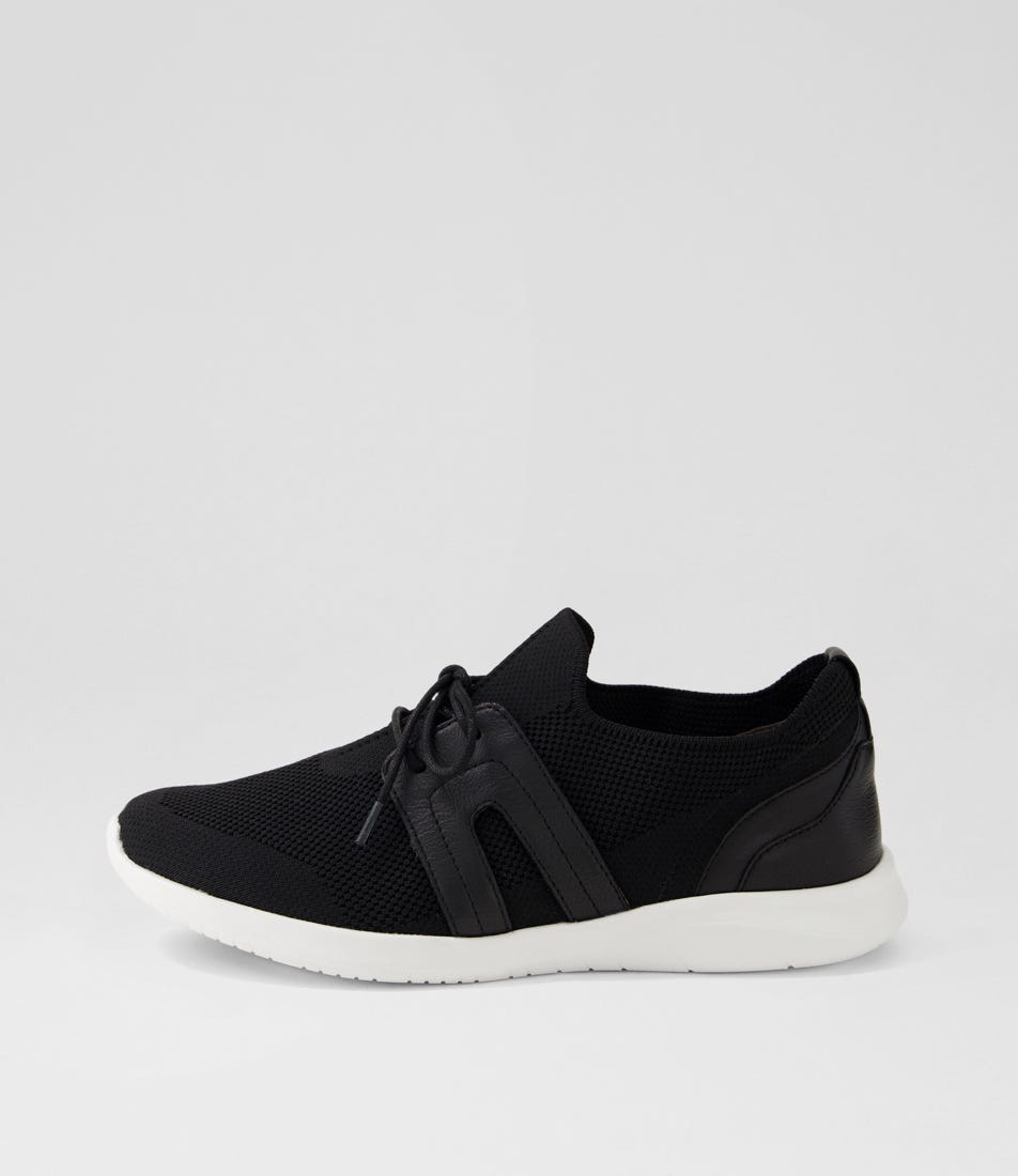 Famel Xf Black White Fabric Sneakers