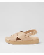 Geloe W Camel Leather Sandals