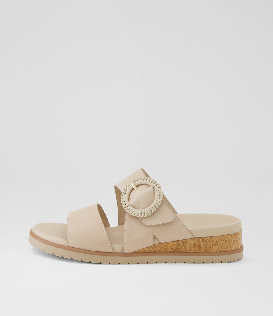 Vatha W Camel Leather Sandals