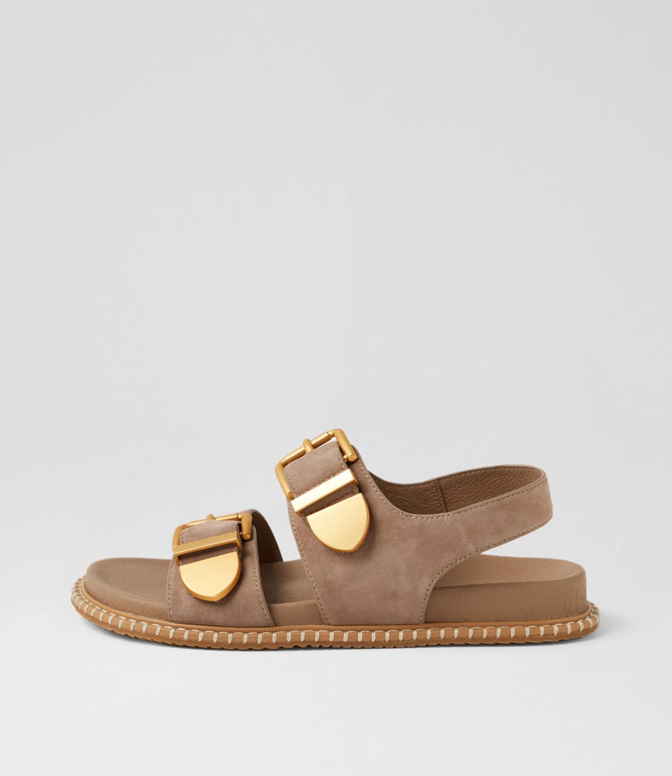 Iwell W Taupe Suede Sandals