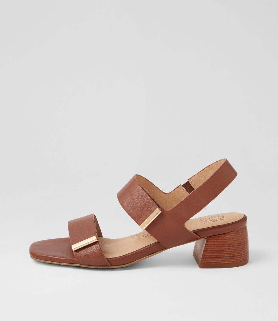 Copin W Cognac Leather Sandals