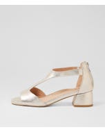 Cebbies W Argento Shimmer Leather Sandals