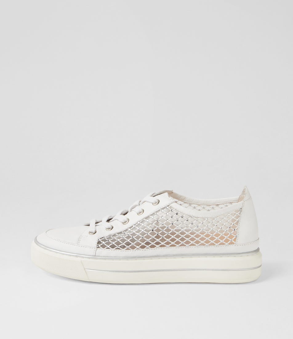 Kerlies W White Leather Sneakers