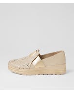 Vibel Xf Almond Pale Gold Leather Loafers