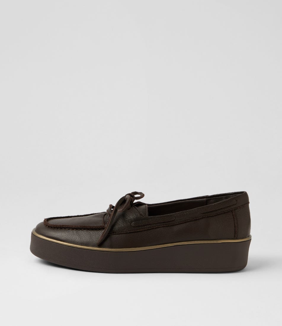 Zita W Choc Leather Loafers
