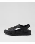 Ascotch Xw Black Leather Sandals
