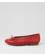 Coddla Xf Red Patent Leather Ballet Flats