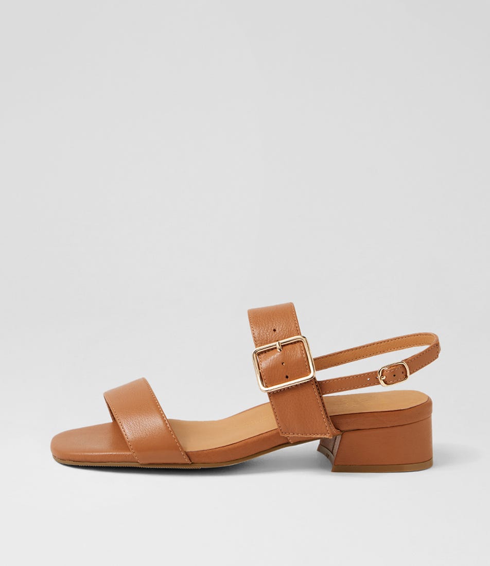 Merila W Dark Tan Leather Sandals