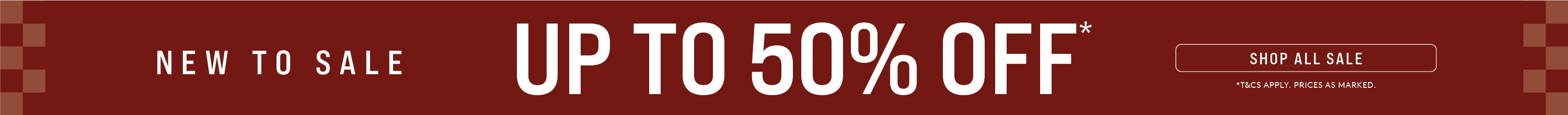SALE up to 50% OFF